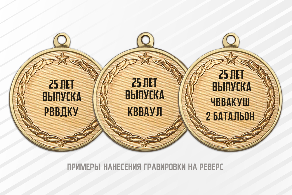 Медаль «Юбилей выпуска военного училища ВДВ МО РФ» с бланком удостоверения, дополнительное фото 1