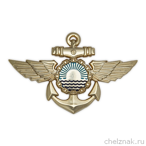 Нагрудный знак морской авиации ТОФ ВМФ России