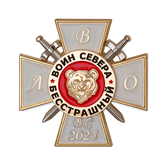 Знак ЛВО «Воин севера» (ВС 2025)