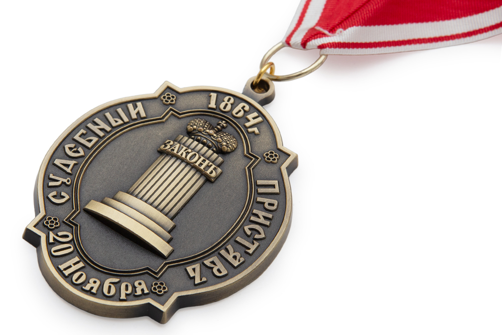 3D фото награды Должностной знак «Судебный пристав» образца 1864 г.