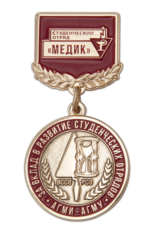 Медаль «За вклад в развитие студенческих отрядов АГМИ-АГМУ»