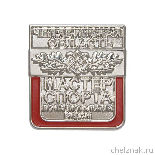Знак на булавке «Мастер спорта по национальным видам» Челябинская область