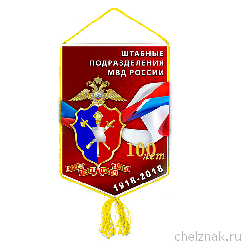 Вымпел «100 лет штабным подразделениям МВД»
