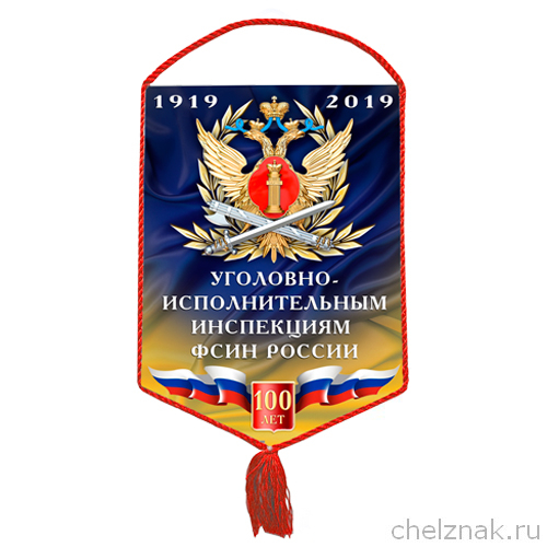 Вымпел «100 лет Уголовно-исполнительным инспекциям ФСИН России»