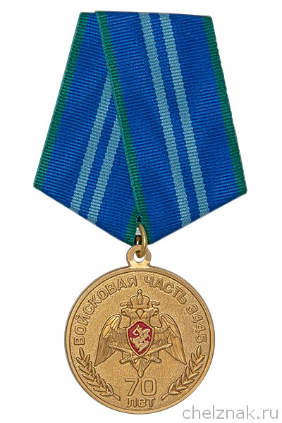 Медаль «70 лет в/ч 3445 ФСВНГ РФ»