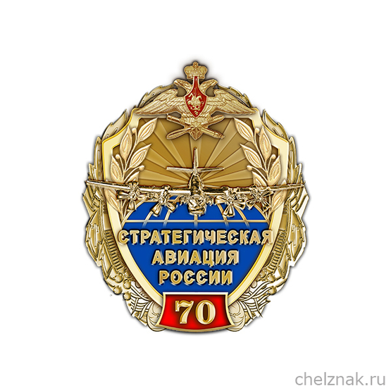 Знак «70 лет Авиационным стратегическим ядерным силам России»