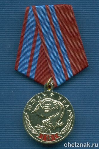 Медаль «15 лет ОМОН «Южный Урал» ЮУУВДТ»