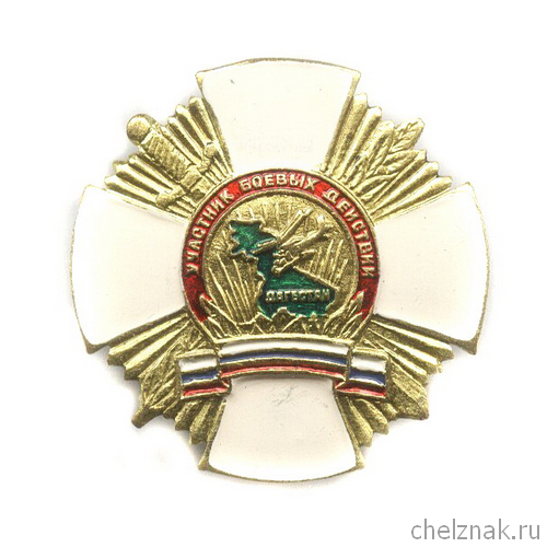 Знак «Участник боевых действий в Дагестане»