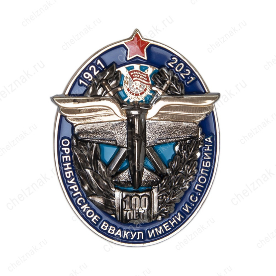 Знак «100 лет ОВВАКУЛ им. И.С.Полбина»