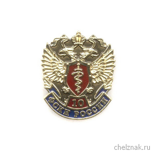 Знак «10 лет ФСКН России» №2