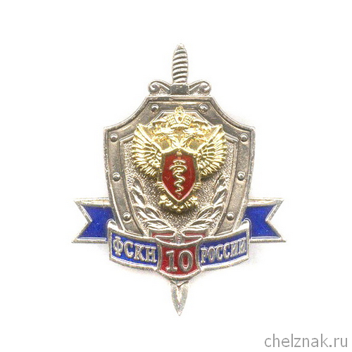 Знак «10 лет ФСКН России» №4