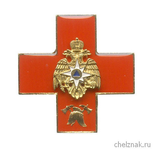 Знак «Об окончании средних специальных учреждений МЧС России»