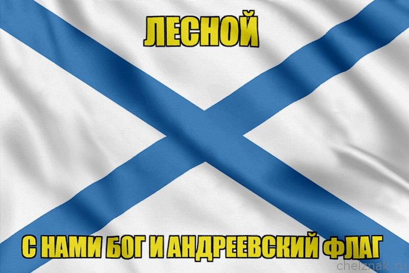 Флаг ВМФ России Лесной