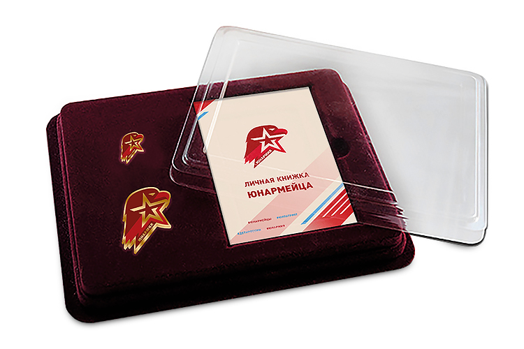 Лицевая сторона награды Наградной комплект юнармейца