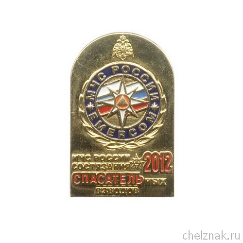 Знак «Состязания спасательных взводов МЧС России 2012г.»