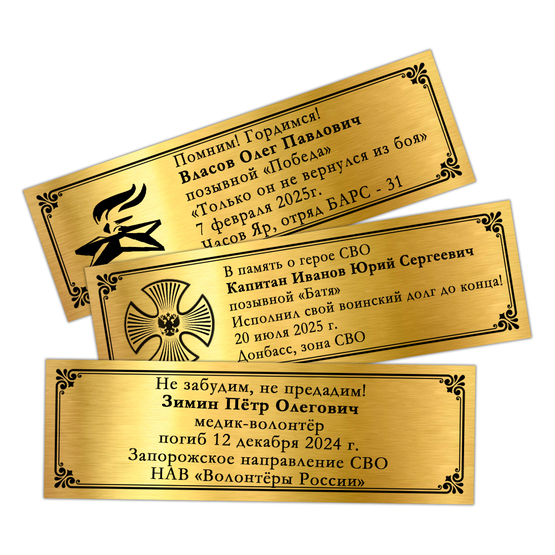 Панно с орденским знаком «В память об участнике СВО», дополнительное фото 1
