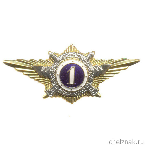 Нагрудный знак «Специалист 1 класса офицерского состава МВД РФ»