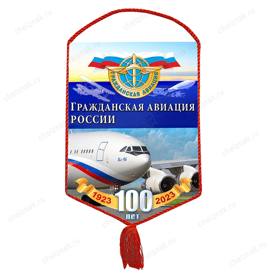 Вымпел «100 лет гражданской авиации»