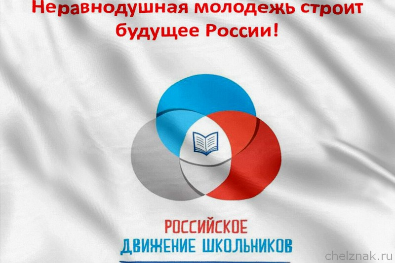 Флаг Российское движение школьников (РДШ)