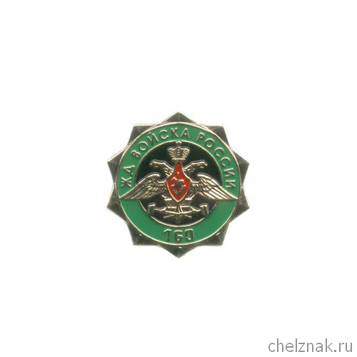 Знак №160 лет ЖДВ России» №2