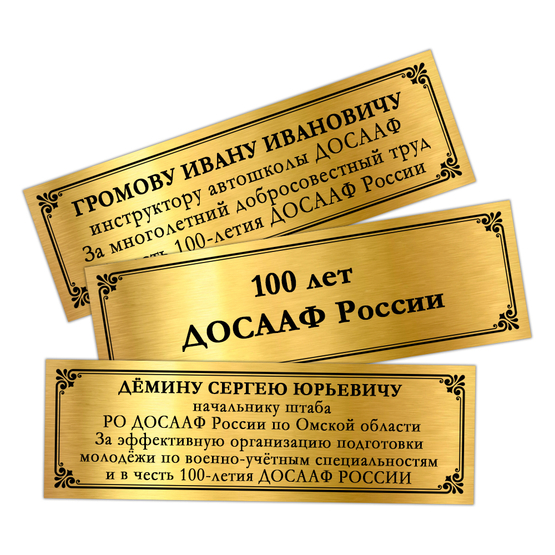 Панно с орденским знаком «100 лет ДОСААФ», дополнительное фото 1