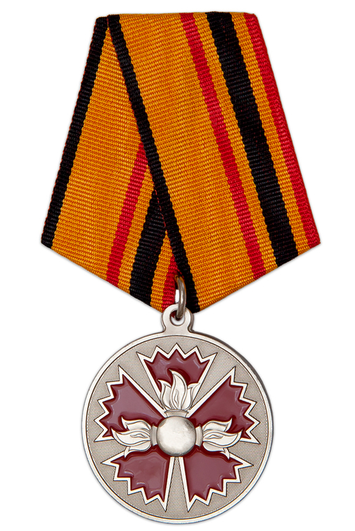 Медаль МО «За заслуги в специальной деятельности» с бланком удостоверения