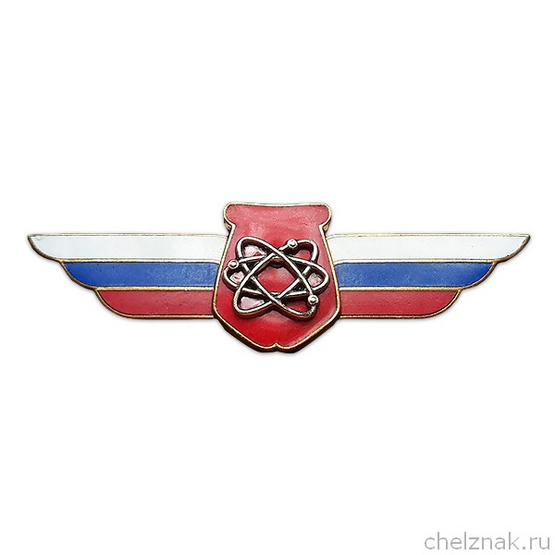 Должностной знак начальника воин. формирования, ведущего науч. деят. (Ядерное обеспечение) №107
