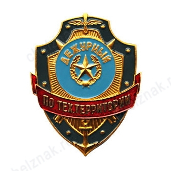 Нагрудный знак Дежурный по тех.территории