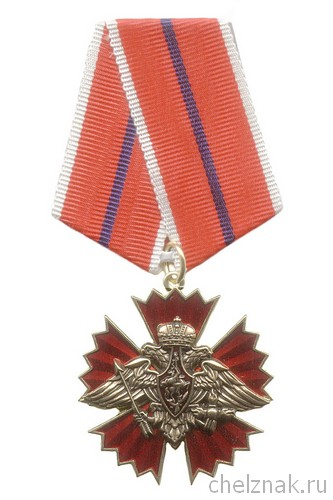 Орденский знак «За образцовую службу в спецназе ГРУ» с бланком удостоверения