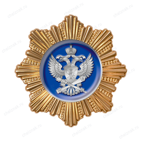 Знак двухуровневый «Роскомнадзор» с бланком удостоверения