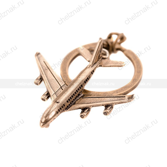 Брелок Самолёт Airbus A380, масштабная модель 1:1820