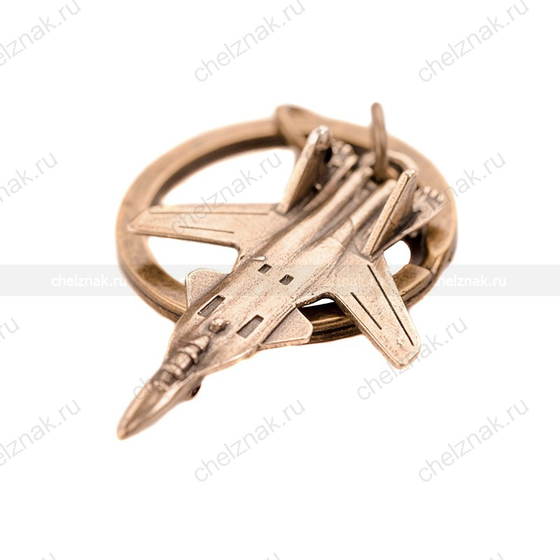 Брелок с самолётом Истребитель SU-47, масштабная модель 1:565