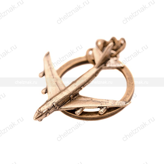 Брелок Самолёт Boeing 747, масштабная модель 1:1750