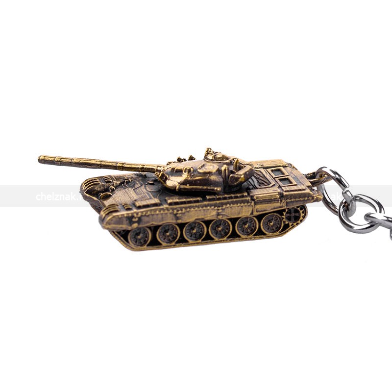 Брелок "Танк Т-72", масштабная модель 1:180, дополнительное фото 3