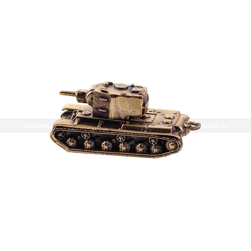 Брелок "Танк КВ-2", масштабная модель 1:180, дополнительное фото 3