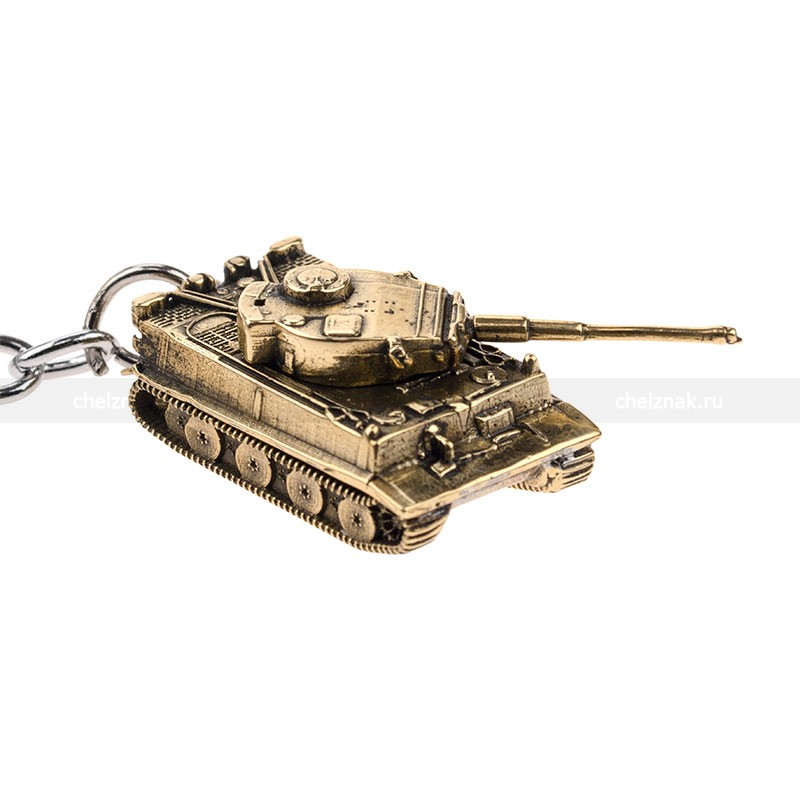 Реверс награды Брелок "Танк Тигр, масштабная модель 1:180