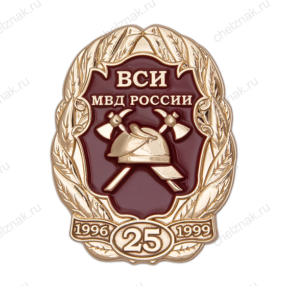 Знак «25 лет выпуску 1996-1999 ВСИ МВД РФ»