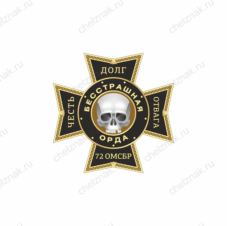 Фрачный знак «72 ОМСБР»