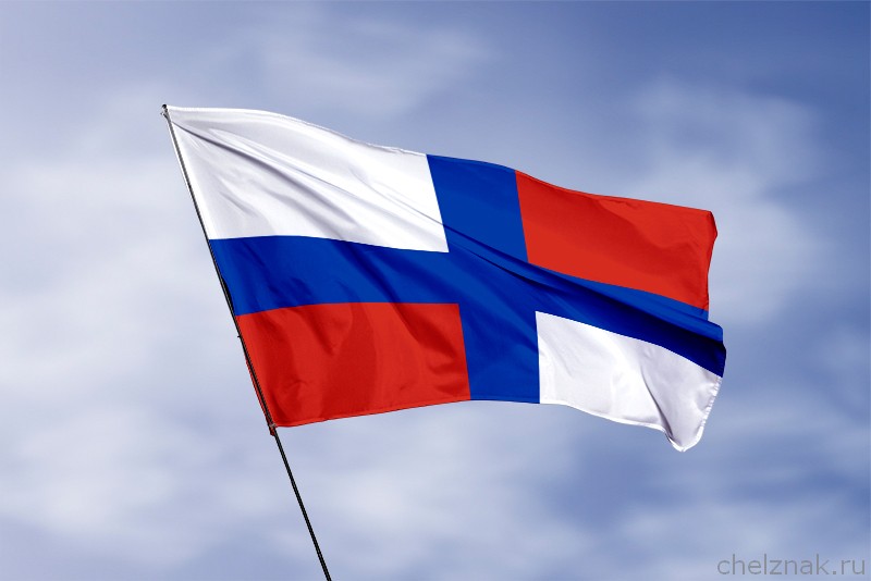 3D фото награды Флаг России 1668 года