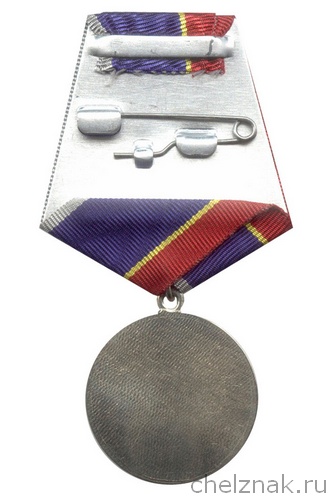 Реверс награды Медаль «265 лет дорожной отрасли России»