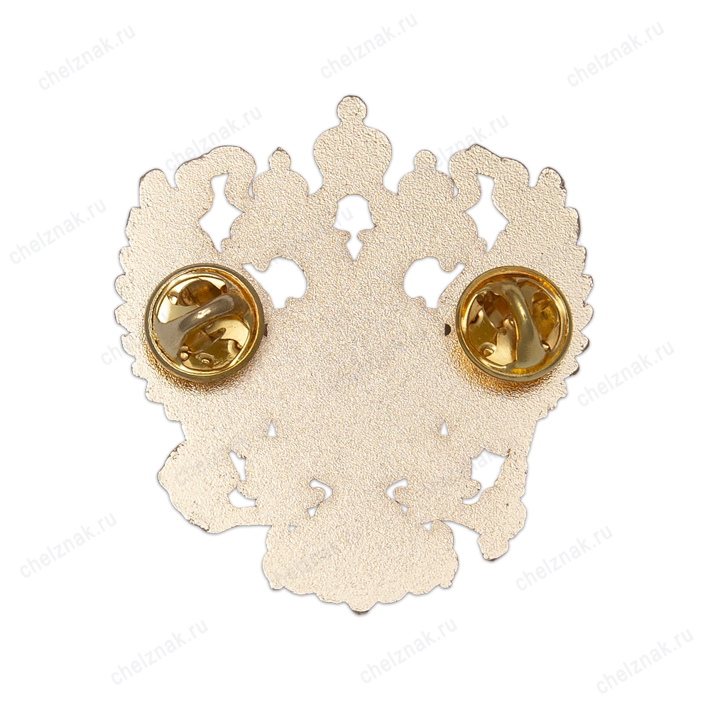 Реверс награды Металлическая эмблема «Герб Роструда»