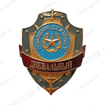Нагрудный знак Помощник дежурного Дневальный