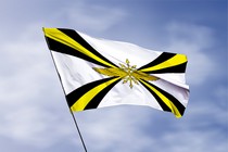 Удостоверение к награде Флаг войск связи с желтыми полосами