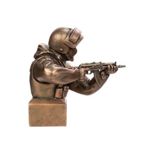 Купить бланк удостоверения Скульптура «Боец спецназа с АКСУ»