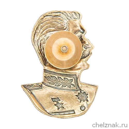 Реверс награды Знак «Бюст И.В.Сталина»