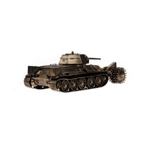 Купить бланк удостоверения Танк т-34/76 с минным траллом, масштабная модель 1:35
