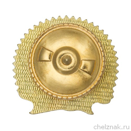 Реверс награды Знак с накладным гербом Учащегося кадетского корпуса