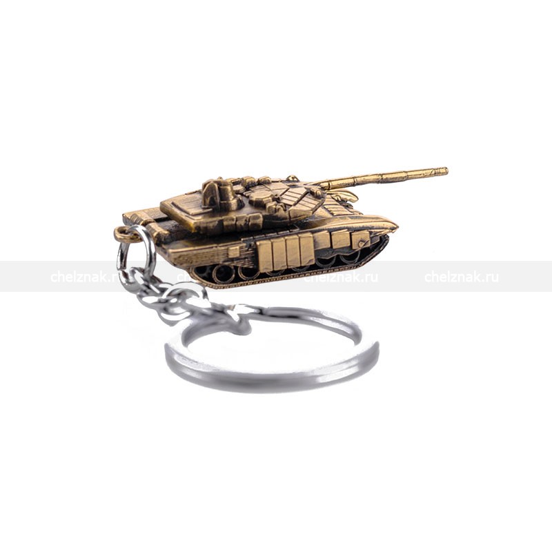 Реверс награды Брелок "Танк Т-90", масштабная модель 1:180