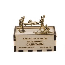 Удостоверение к награде Набор Солдатиков «Советские санитары» 5шт., масштабная модель