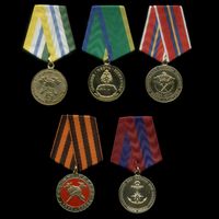 Комплект из 5 медалей МЧС России